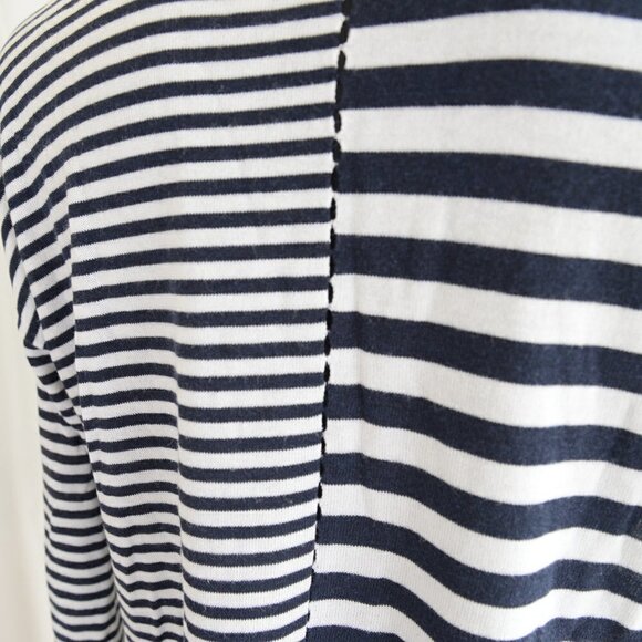 Alexander Wang Striped Cotton Lyocell Blend Long Sleeve Knit Sz S/XS - Picture 6 of 7